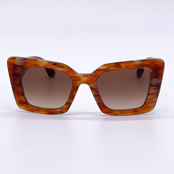 NEW BURBERRY DAISY BE4344 3940/13 BROWN CAT EYE SUNGLASSES B 4344 - Picture 4 of 14
